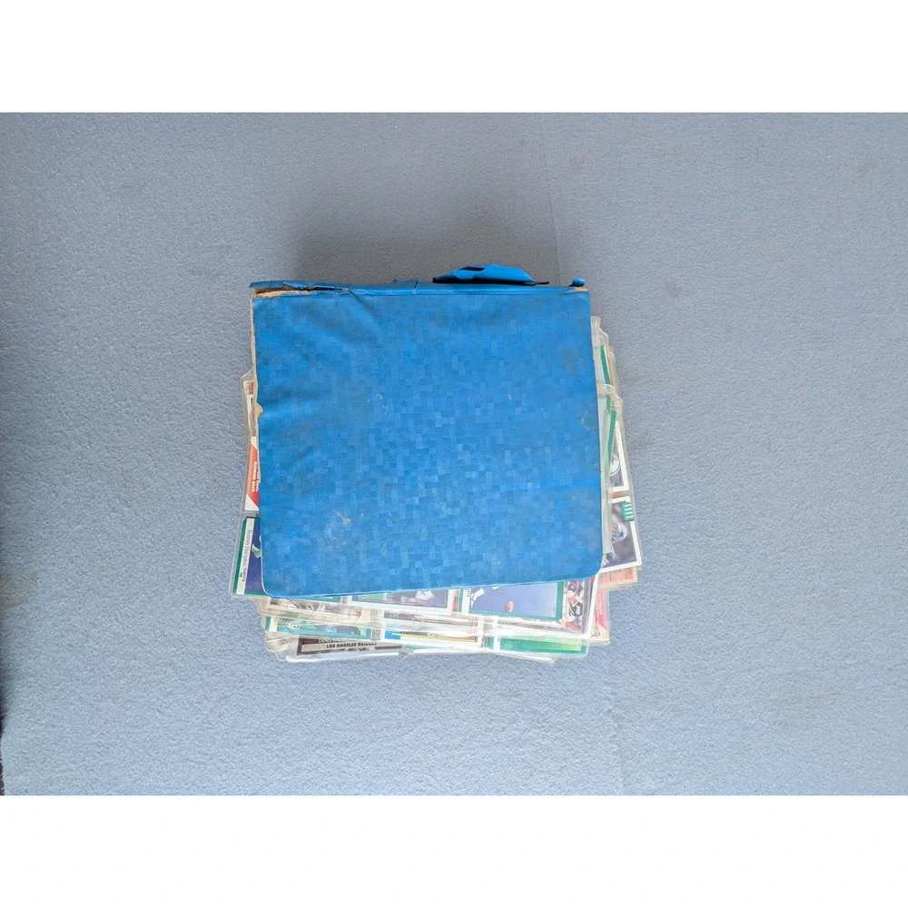 1990-91 NFL Football Card Collection Binder 200+ Cards Fleer Score Pro Set Topps